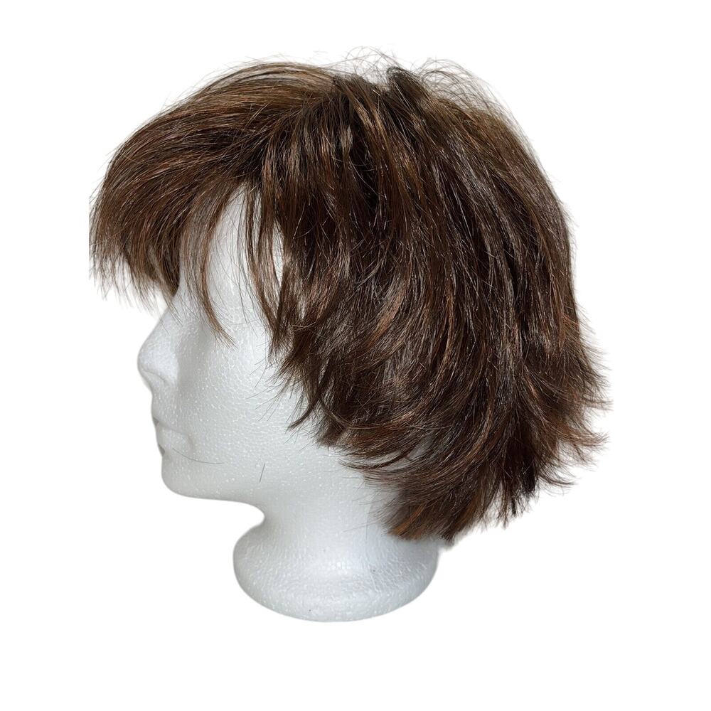 ARIA Wig by TRESSALLURE, Sheer Plum Basic Cool Comfort Cap Chic and Messy 3